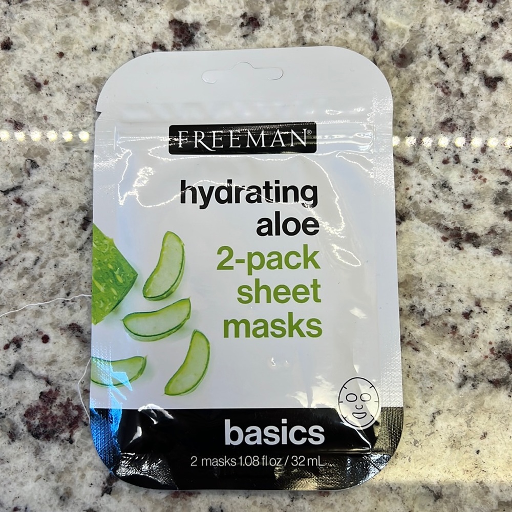 3/$15 Freeman Hydrating Aloe 2-pack sheet mask